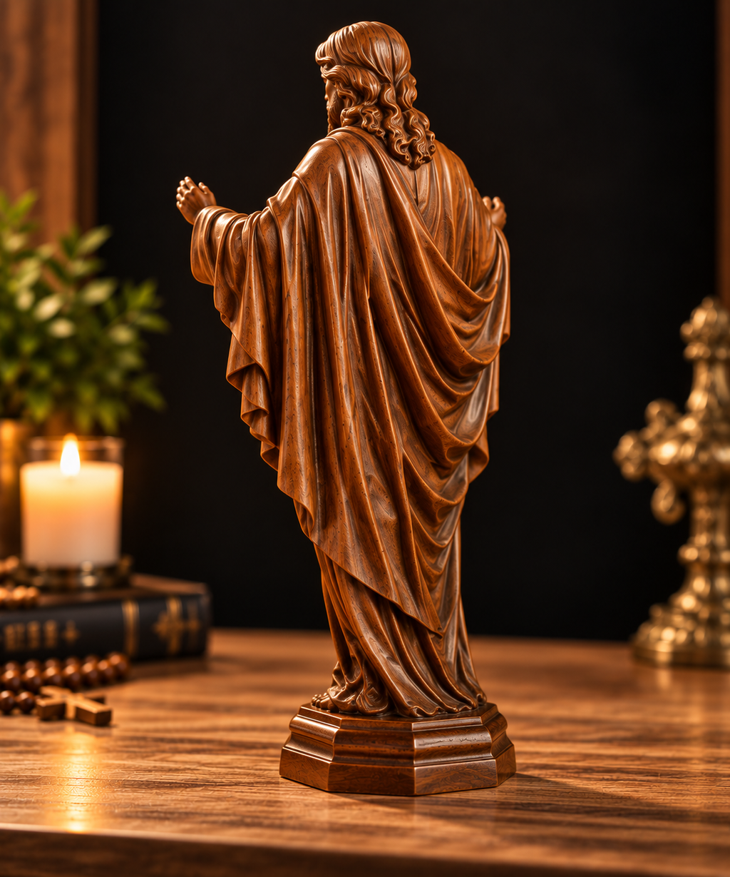 Sacred Heart of Jesus Wooden Statue